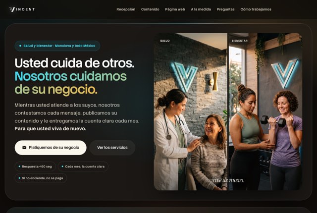 Sitio oficial de Vincent